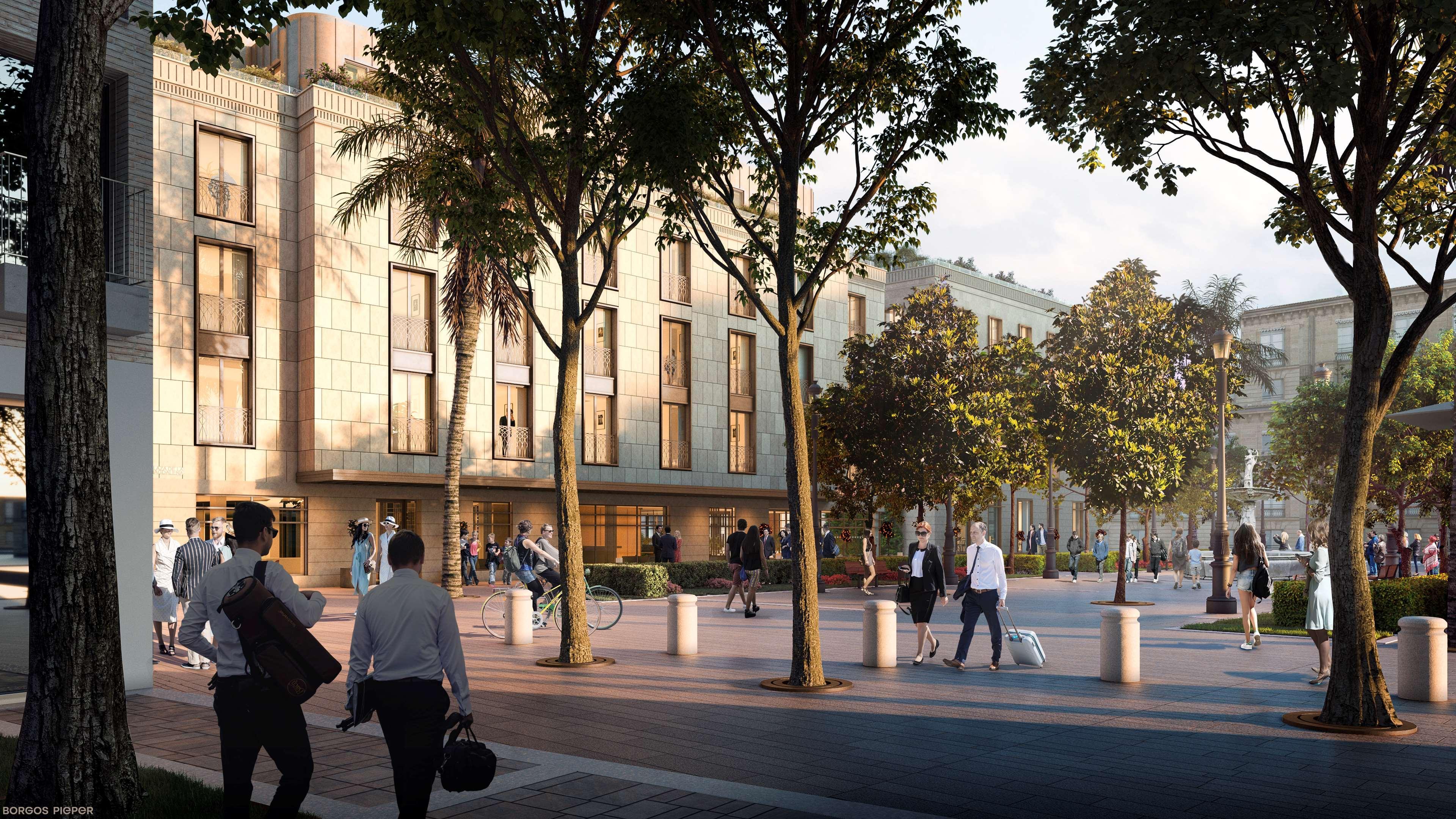 Radisson Collection Hotel, Magdalena Plaza Sevilla Экстерьер фото The proposed station entrance